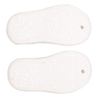 Zapato Reina Bebe Niña Flores Y Hojitas Blanco - Louicid