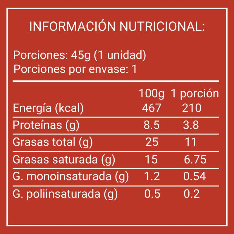 Alfajor Con Cobertura Sabor Chocolate 45gr Full Maní - Louicid