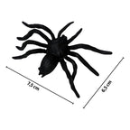 Pack 6 Arañas Negras Para Decoración Halloween - Louicid