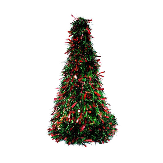 Árbol Navidad Verde Metalizado 26cm - Louicid