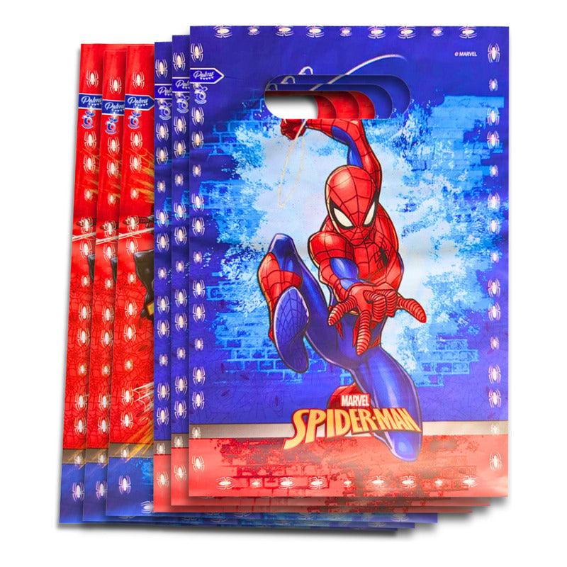 Bolsas Para Dulces Spiderman 6 Uds Para Cumpleaños Infantil - Louicid