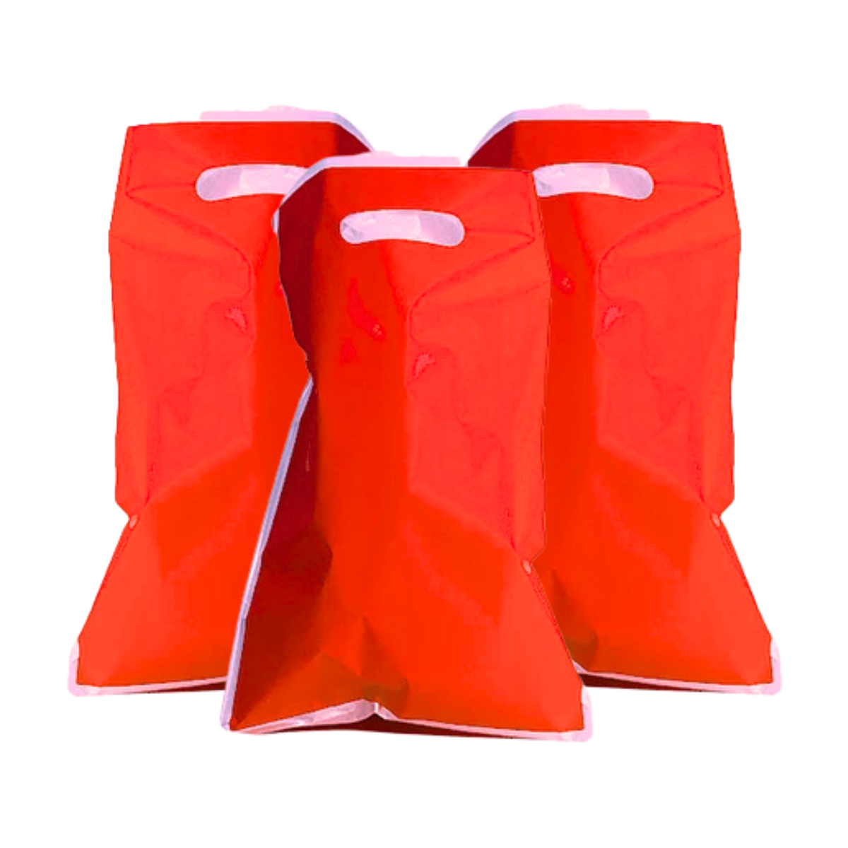 Bolsa para dulces color rojo de 10 unidades para cumpleaños y celebraciones.