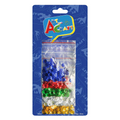 Set de bolsitas con lentejuelas en 5 colores básicos, perfectas para decorar y crear proyectos de manualidades - Louicid