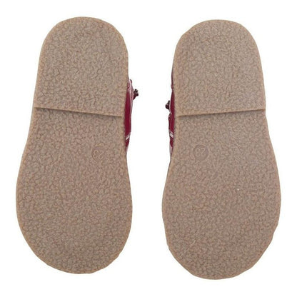 Bototo De Bebé Niña Pompón Burdeo - Louicid