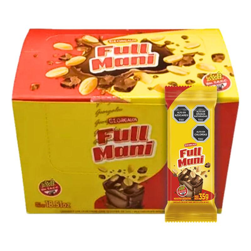 Caja 15 Chocolates Con Leche Y Maní De 35gr Libre De Gluten - Louicid