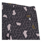 Calza De Niña Gris Oscuro Estampado Geométrico - Louicid