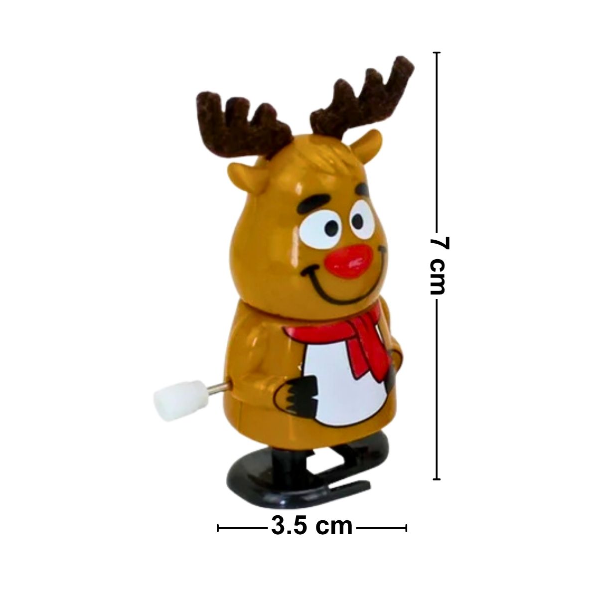 Caminante Navideño Reno con Manivela - Louicid