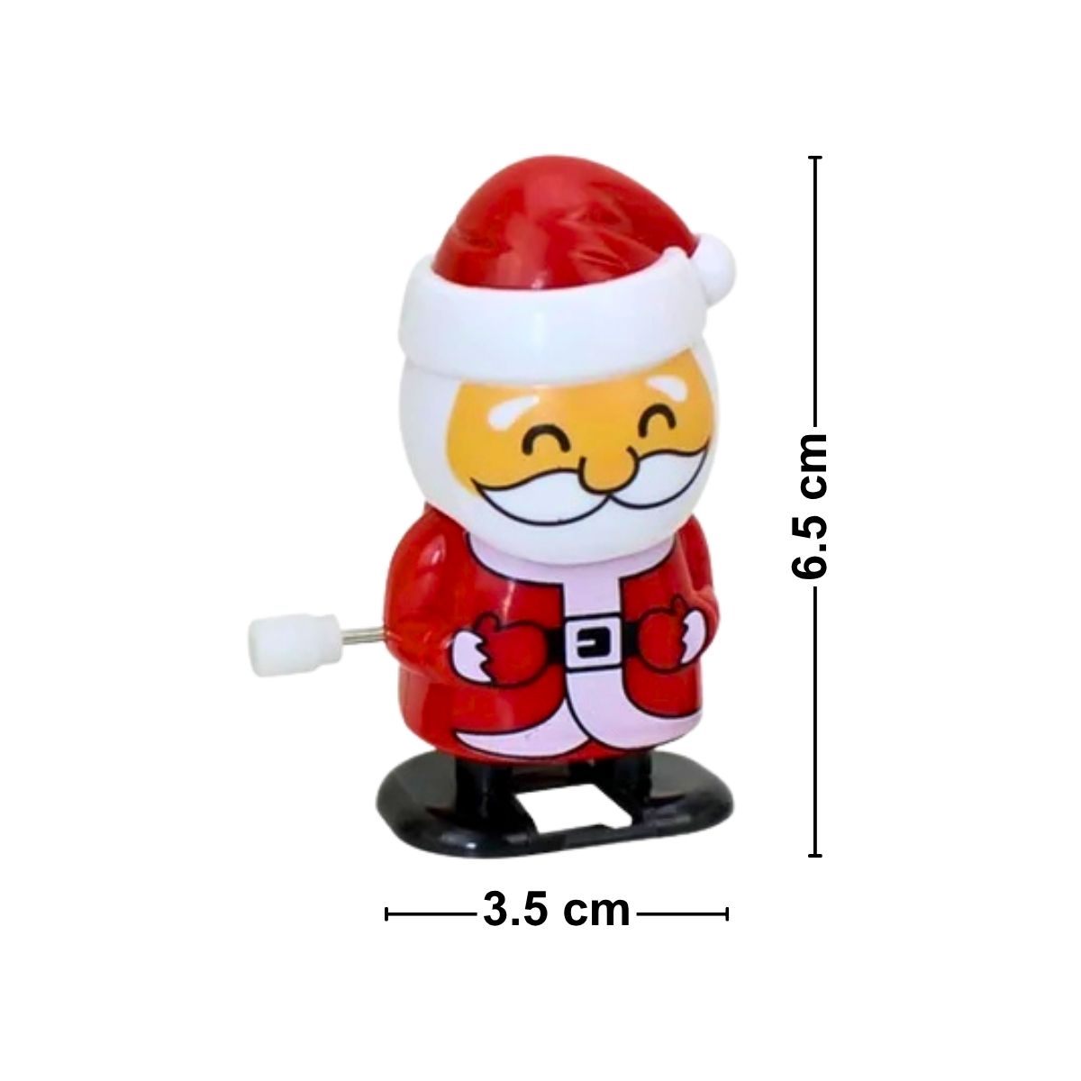 Caminante Navideño Viejo Pascuero con Manivela - Louicid