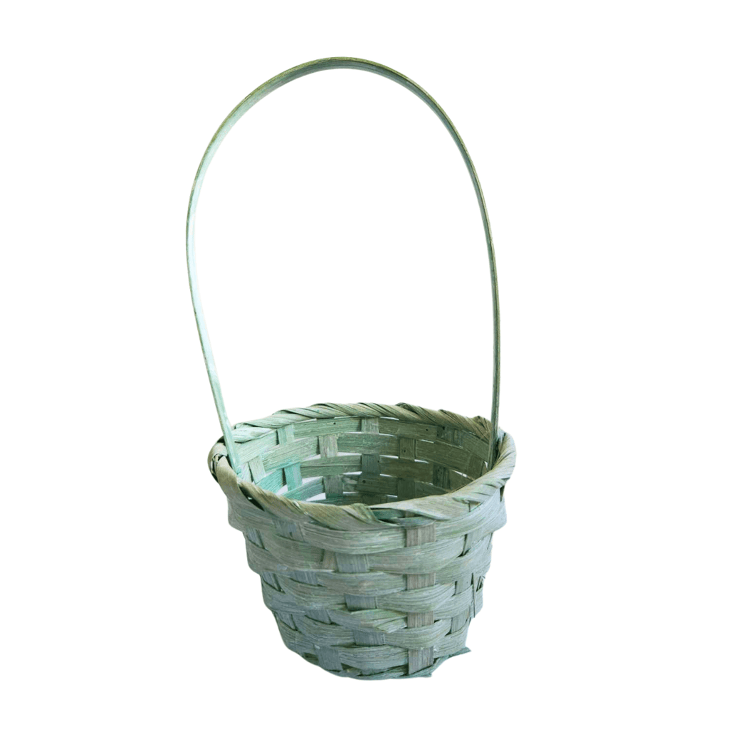 Canasto De Bambú Pequeño 21.5x8.5cm Para Pascua Resurrección - Louicid