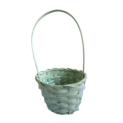 Canasto De Bambú Pequeño 21.5x8.5cm Para Pascua Resurrección - Louicid