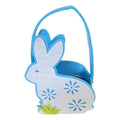 Canasto De Tela Conejo De Pascua 16cm Para Huevos - Louicid