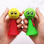 Tercer diseño de carita saltarina, ideal para incluir en bolsas sorpresa infantiles - Louicid