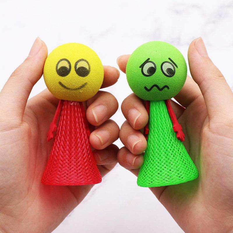 Tercer diseño de carita saltarina, ideal para incluir en bolsas sorpresa infantiles - Louicid