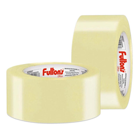 Cinta adhesiva transparente Fultons de alta resistencia, ideal para sellado y embalaje - Louicid