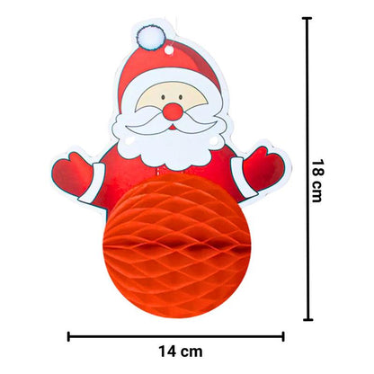 Colgante Viejo Pascuero 18x14cm Decoración Para Navidad - Louicid