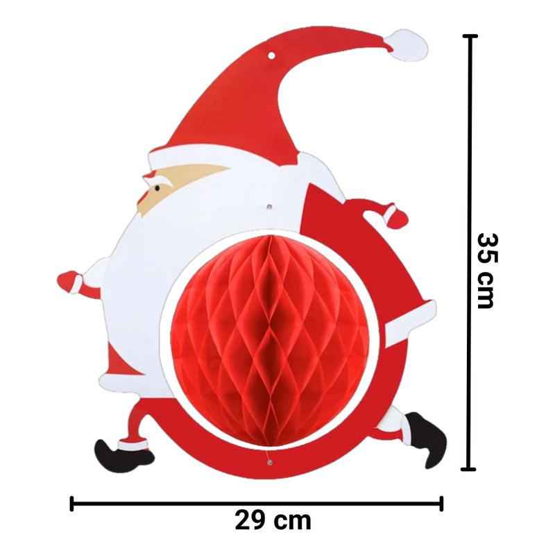 Colgante Viejo Pascuero 35x29cm Decoración Para Navidad - Louicid