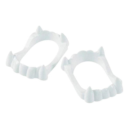 Pack 12pcs Dientes De Vampiro Blanco Disfraz Para Halloween - Louicid