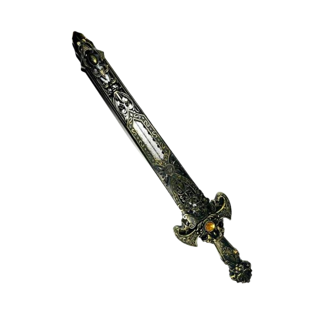 Espada Caballero Piedra De 53 cm con Funda Disfraz Infantil - Louicid