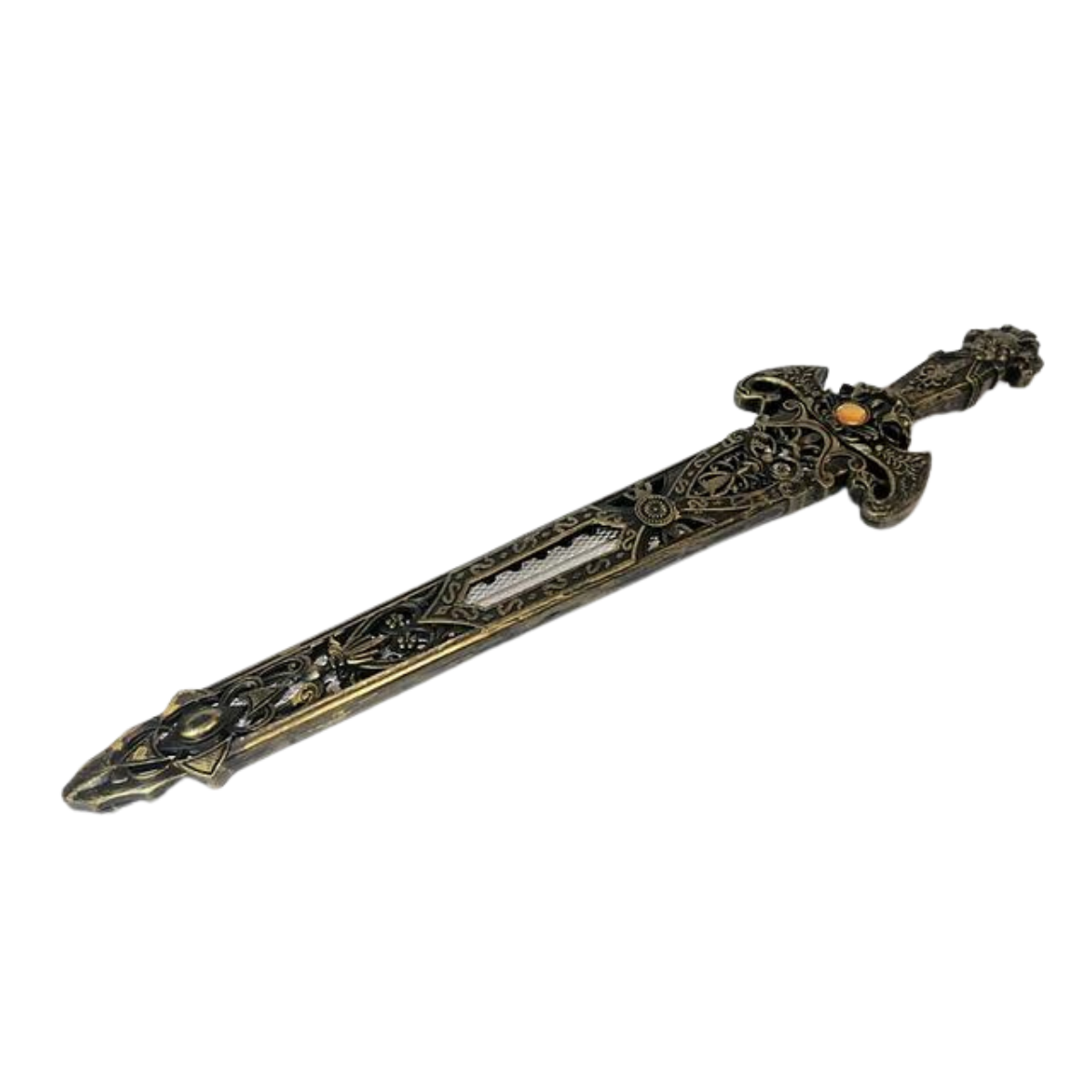 Espada Caballero Piedra De 53 cm con Funda Disfraz Infantil - Louicid