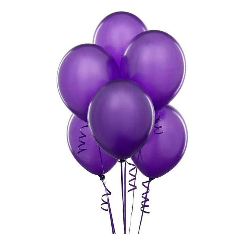Globos Lisos 25pcs Decoración Para Cumpleaños - Louicid