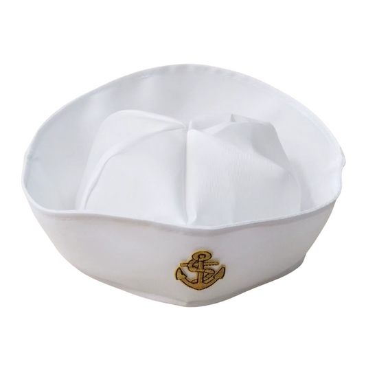 Gorro Marinero Blanco Disfraz Para Niños - Louicid