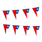 Guirnalda Banderines Bandera Chilena 3mts - Louicid
