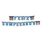 Guirnalda Feliz Cumpleaños Paw Patrol 1.6mts Para Celebraciones - Louicid