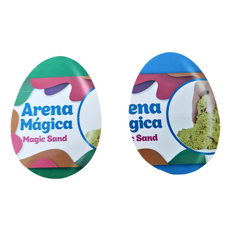 Huevo Sorpresa Arena Mágica Mezcla Moldea & Crea - Louicid