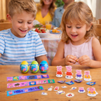 Huevo Sorpresa Peppa Pig Figura Sticker Cinta Niños Jugando - Louicid