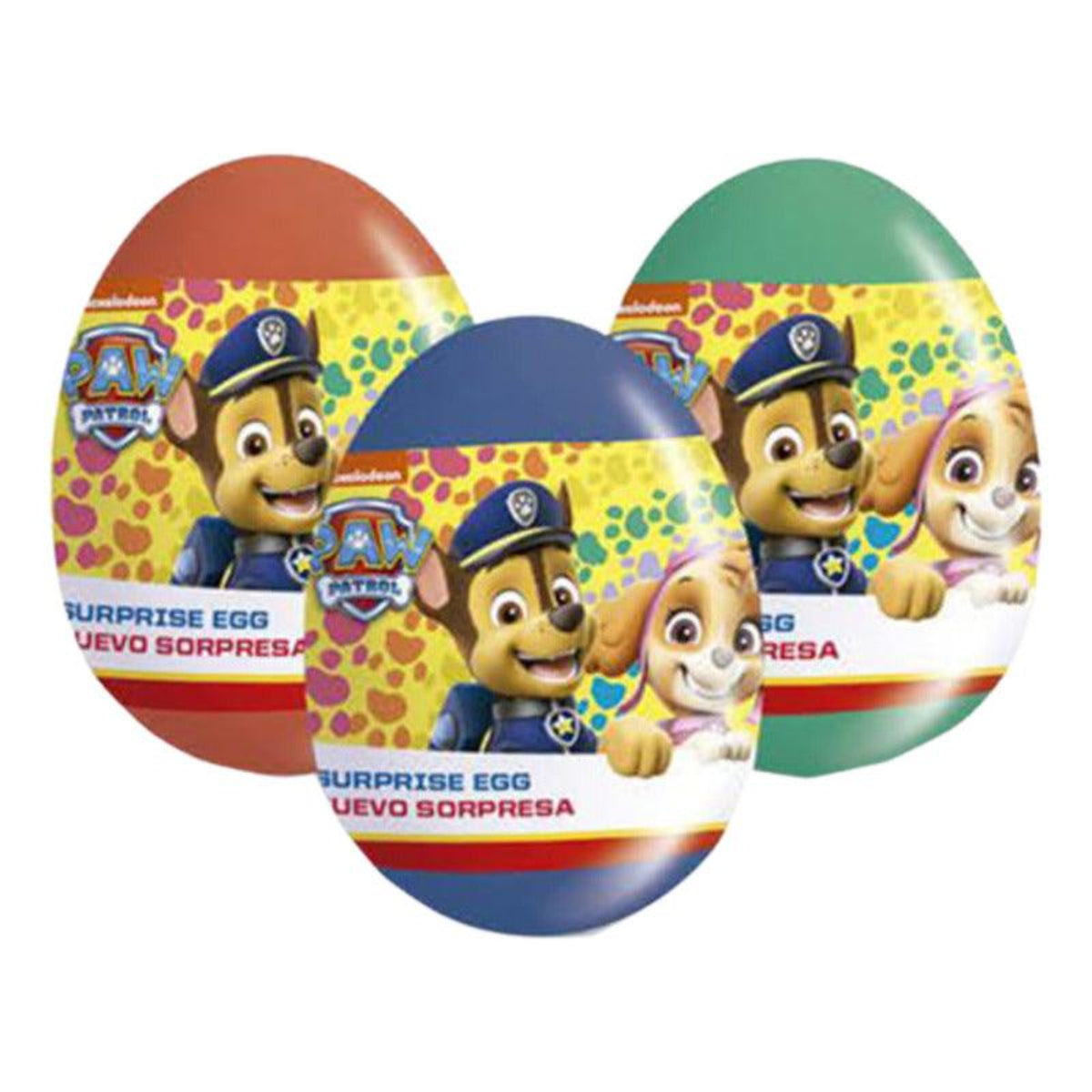 Huevo Sorpresa Paw Patrol Figura 2D Stickers Y Caramelo - Louicid