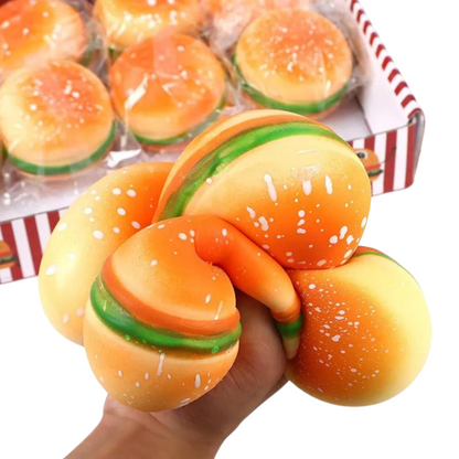 Juguete Antiestrés Para Sándwiches Squishy Burger Fidget - Louicid