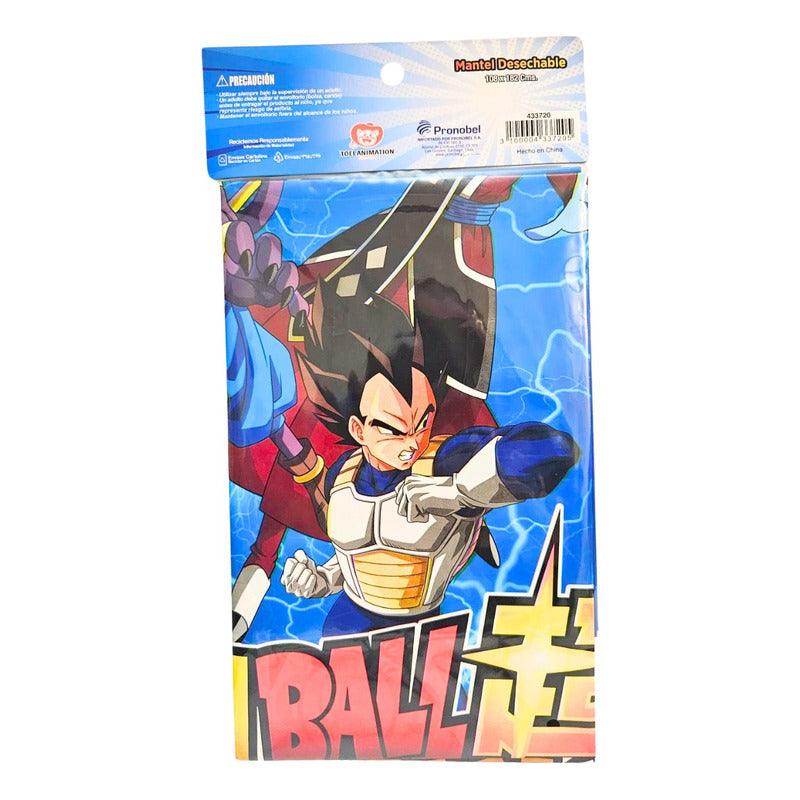 Mantel Desechable Dragon Ball Super 108x182 cm Para Cumpleaños - Louicid