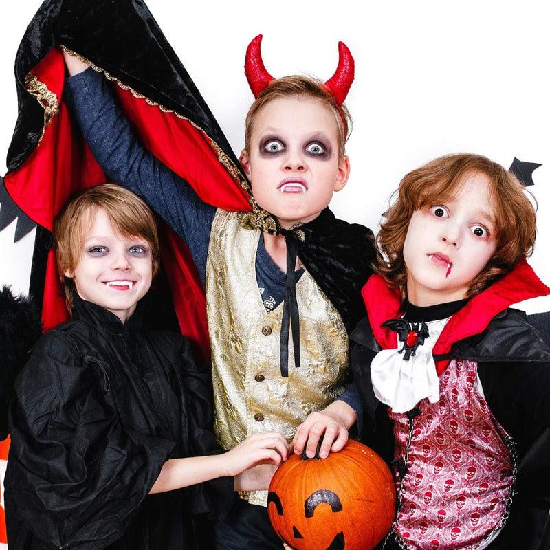 Pack 12pcs Dientes De Vampiro Blanco Disfraz Para Halloween - Louicid