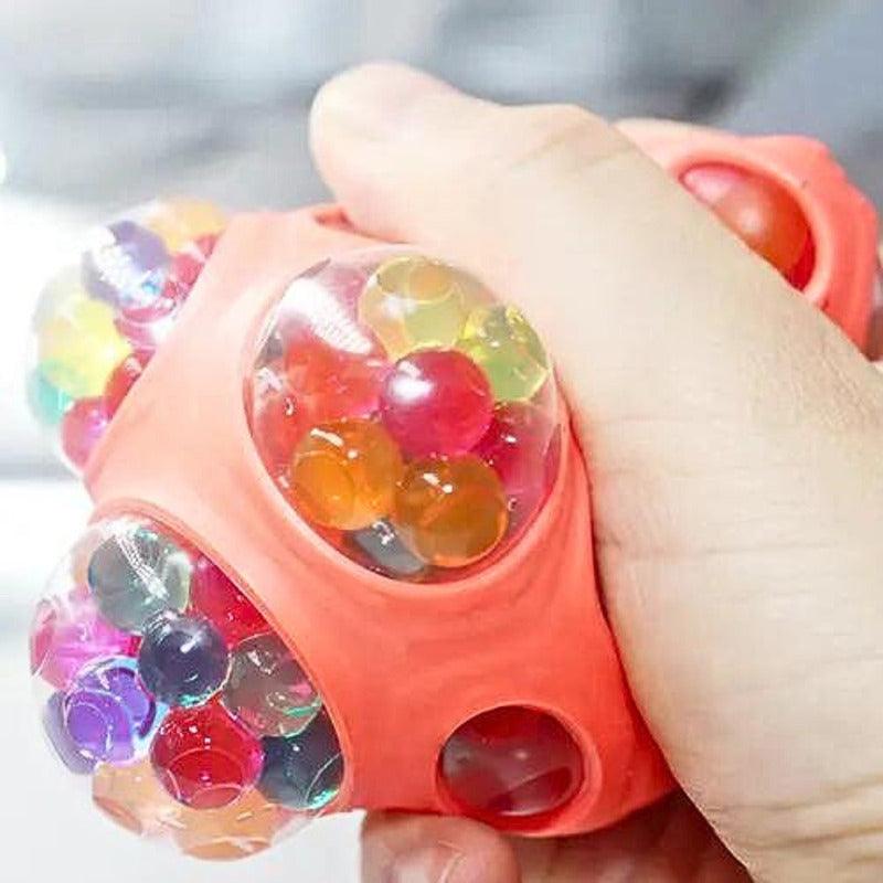 Pack 4 Pelotas Antiestrés Caritas De Colores Squish Ball - Louicid