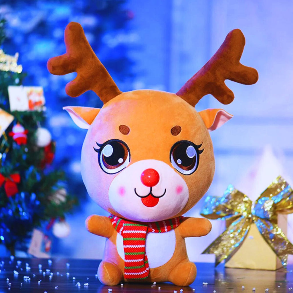 Peluche Reno Con Bufanda 34cm - Louicid