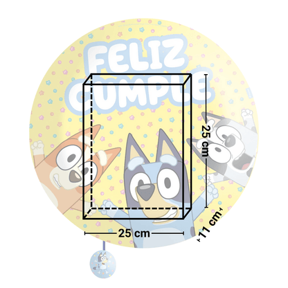 Piñata 3d Bluey Decoración Para Cumpleaños - Louicid