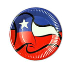 Platos Bandera Chilena 18cm Fiestas Patrias - Louicid