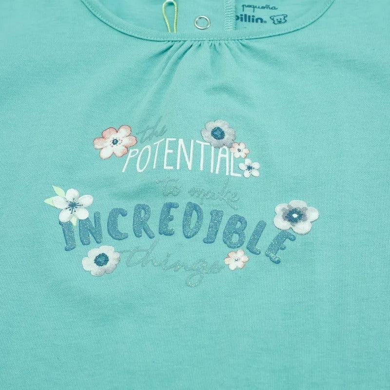 Polera De Bebé Niña Manga Larga Pillin - Louicid
