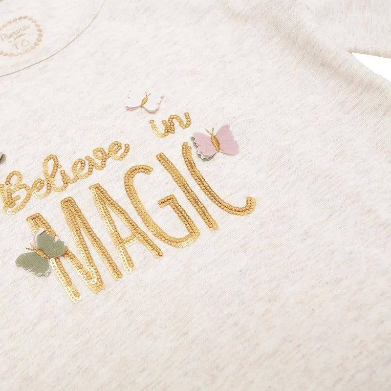 Polera De Niña Manga Larga Pierina Love Collection - Louicid