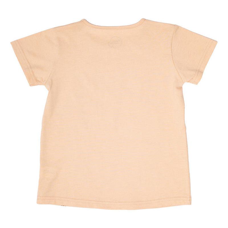 Polera De Niña Tela Sustentable Rosado Pillin - Louicid