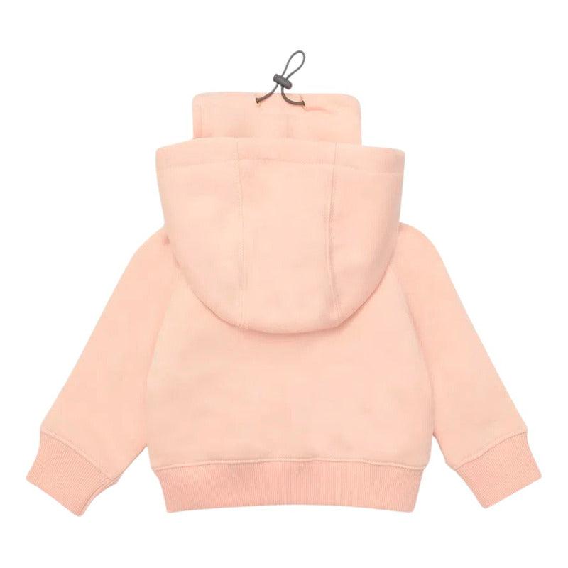 Polerón De Bebé Niña Rosado Con Gorro - Louicid
