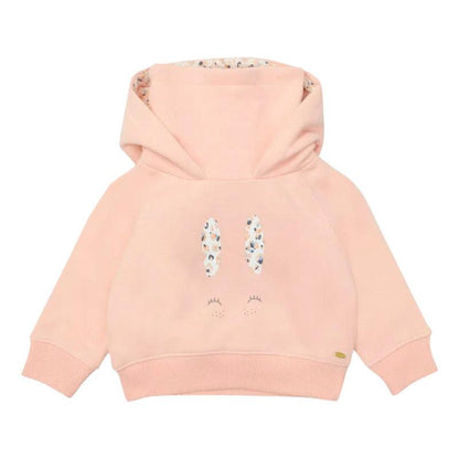 Polerón De Bebé Niña Rosado Con Gorro - Louicid