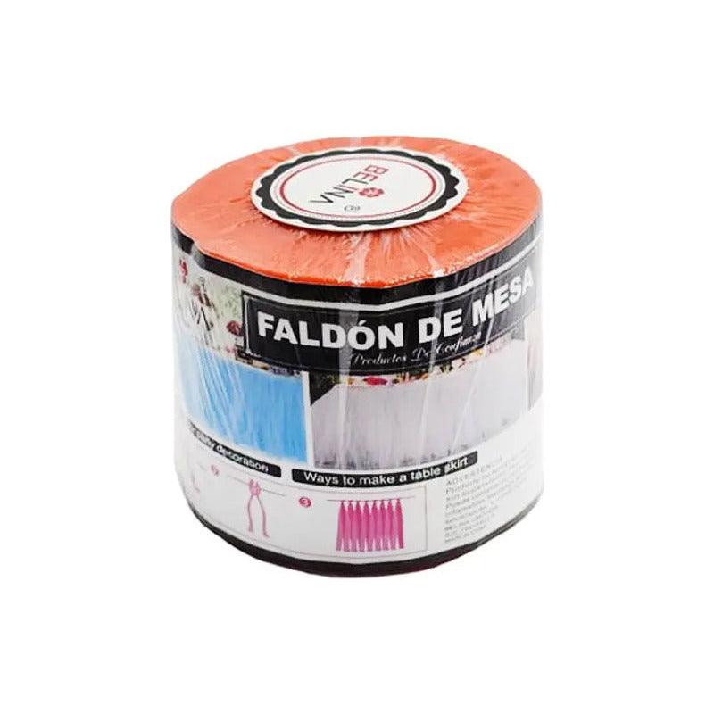 Rollo De Tull Para Faldón De Mesa Decoración Cotillón Belina - Louicid