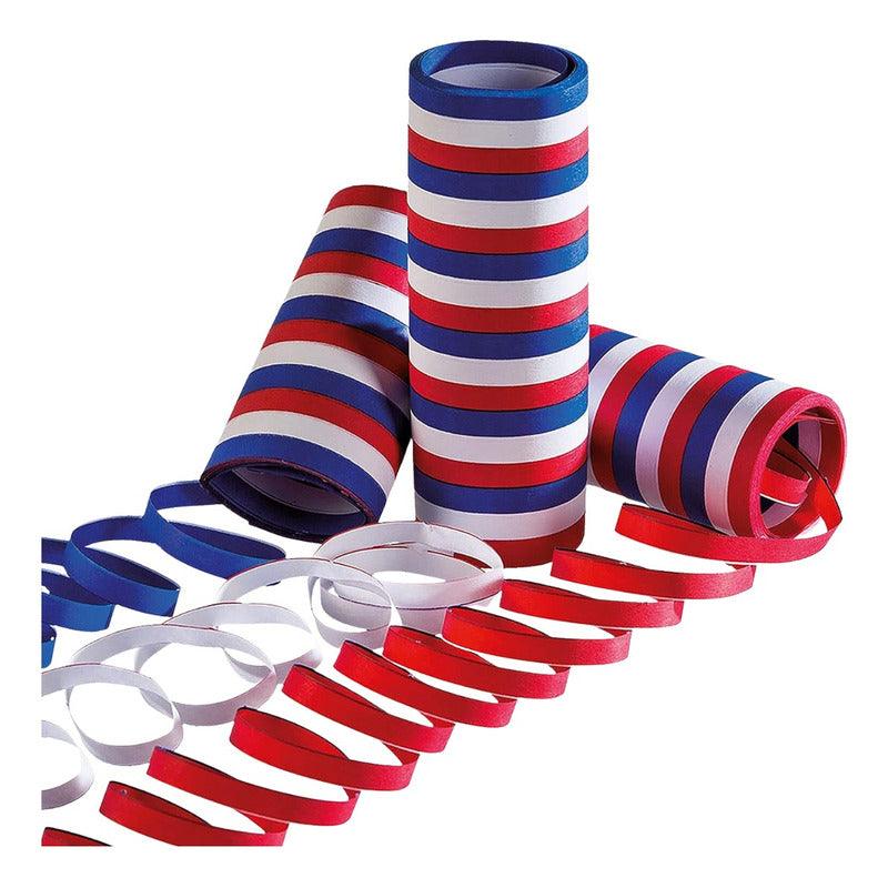 Pack 54 Serpentinas Tricolor Decoración Para Fiestas Patrias Chile - Louicid
