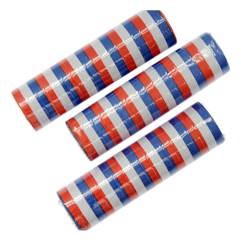Pack 54 Serpentinas Tricolor Decoración Para Fiestas Patrias Chile - Louicid