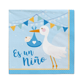 Servilletas Baby Shower Es Un Niño 12 Unidades - Louicid