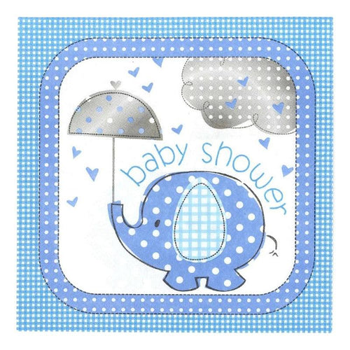 Servilletas Elefante 20 Uds Para Baby Shower - Louicid