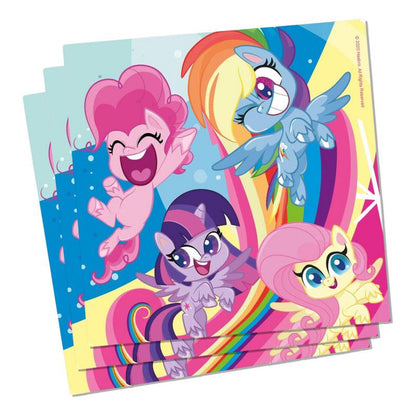 Set 10 Servilletas My Little Pony 33x33cm Para Cumpleaños - Louicid