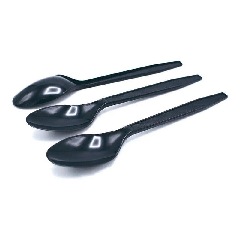 Set 12 Cucharas Plásticas Desechables Para Celebraciones - Louicid
