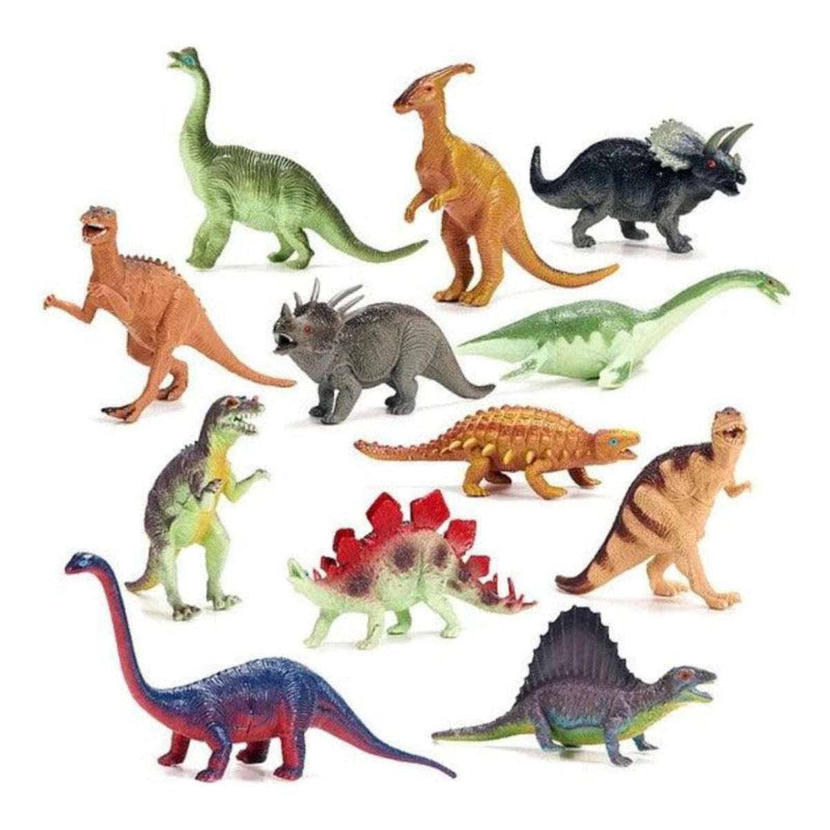 Set 12 Dinosaurios Juguete Sorpresa Para Cumpleaños Infantiles - Louicid